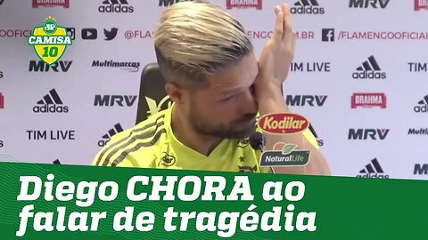 Diego CHORA em coletiva ao falar de garotos do Flamengo!