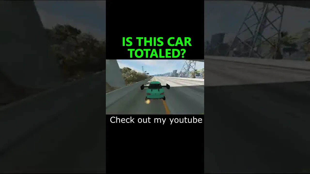 BeamNG DRIVE / is the car totaled