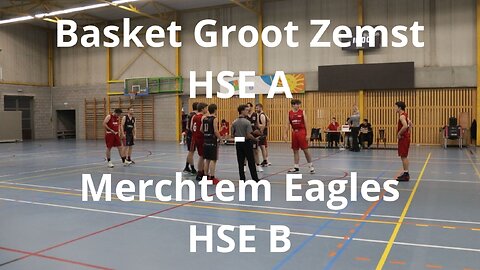 Basket Groot Zemst HSE A - Merchtem Eagles HSE B - 21 oktober 2023