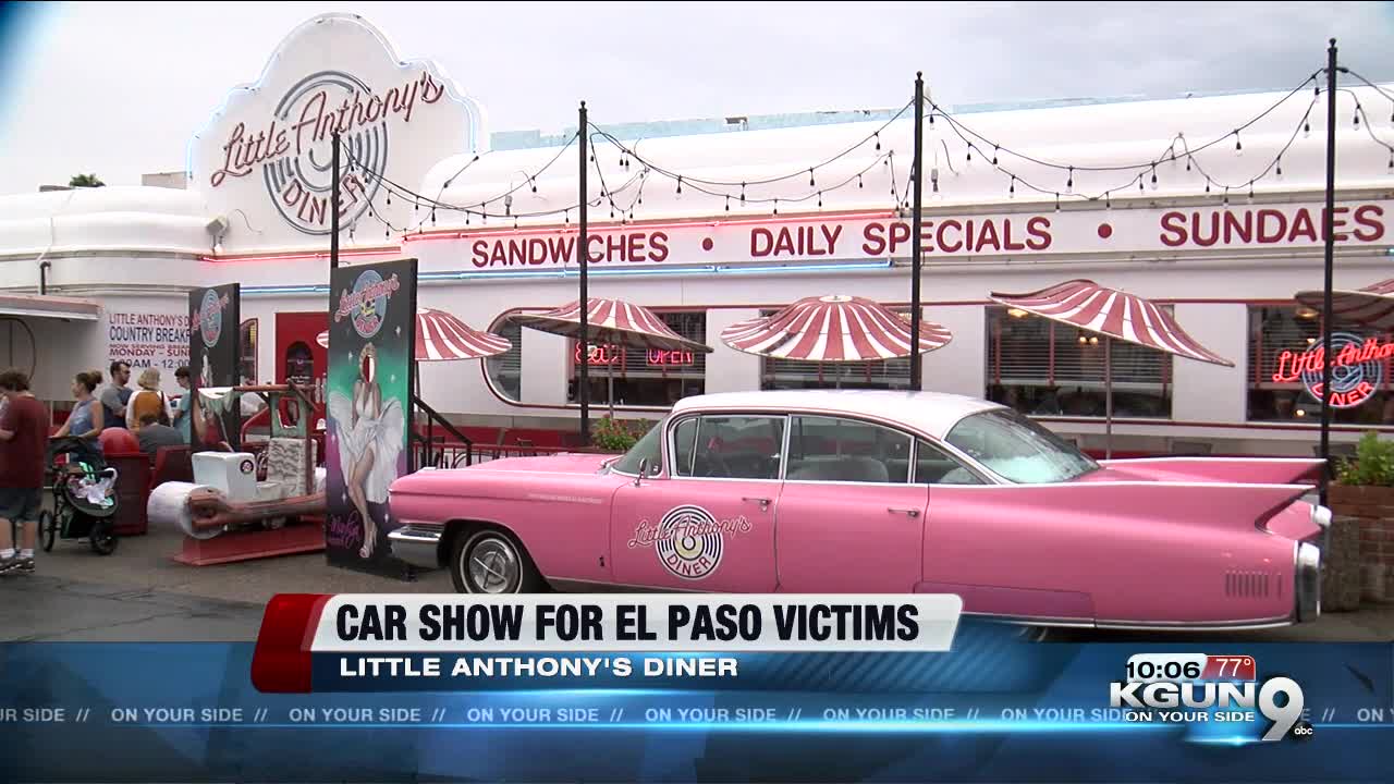 Little Anthony's Diner hosts car show to honor victims of the two mass shootings