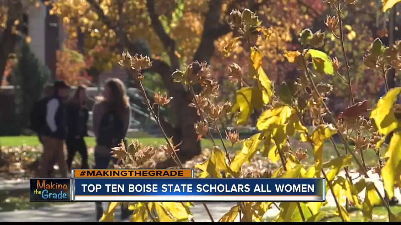 Top ten Spring 2019 Boise State scholars are all women