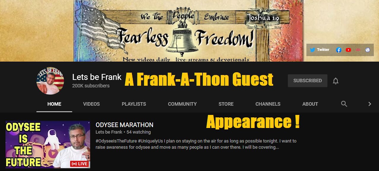 A Frank-A-Thon Guest Appearance!