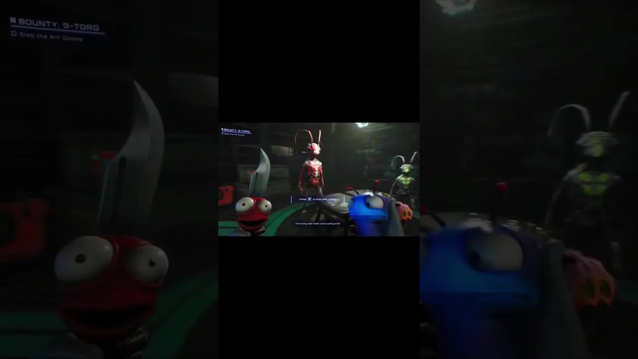 Knifey Makes His Debut High On LIfe #shorts