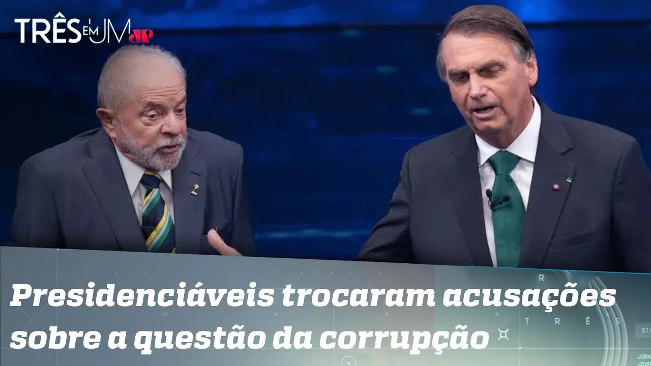 Bolsonaro e Lula enfrentam-se no 1º debate presidencial para o 2º turno
