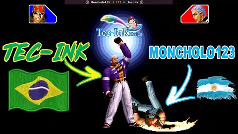 Nunca Menospreze O Adversário O Argentino Achou Q Tava Fácil Kof 98 Tec-Ink (BR) vs Moncholo123 (AR)