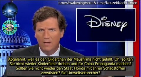 Tucker and Disney LGBT Agenda - Sick People targeting Hetero Children