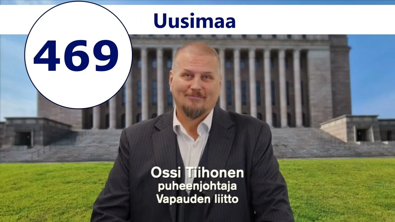 Ossi Tiihonen eduskuntaan (sisältää vitsin)