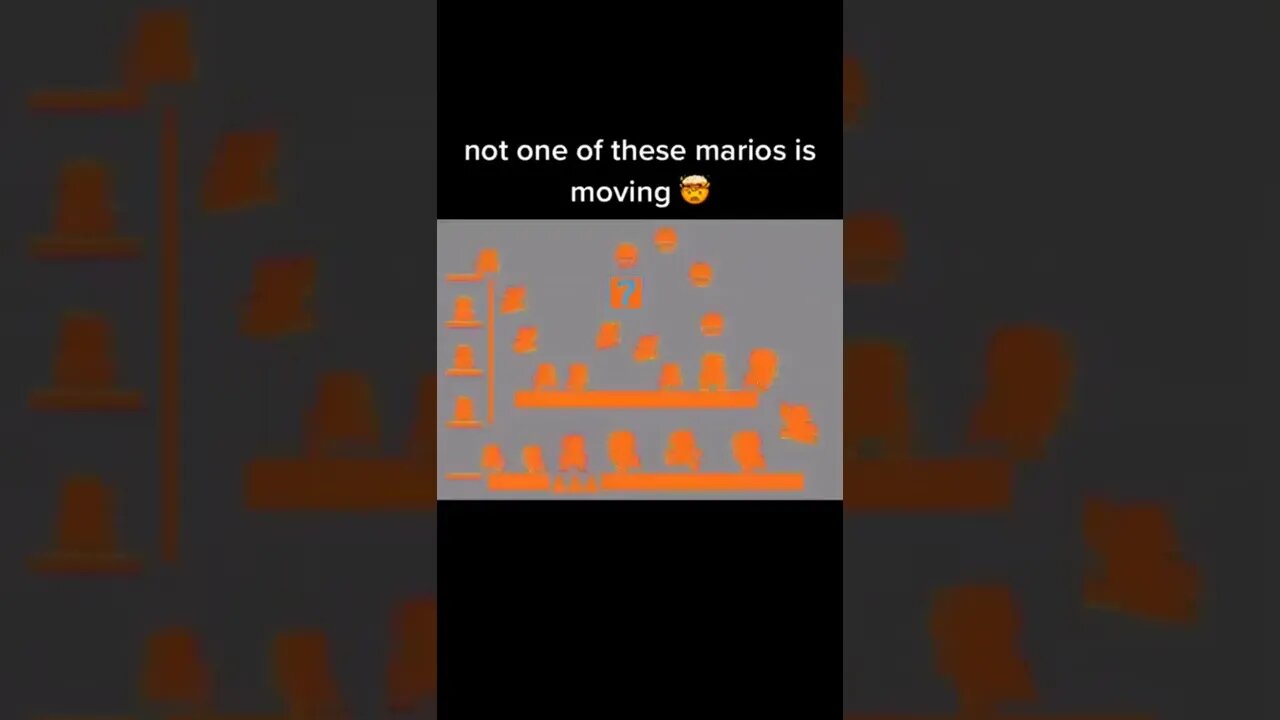 The Marios Are Not Moving credits Meme Universe #shorts