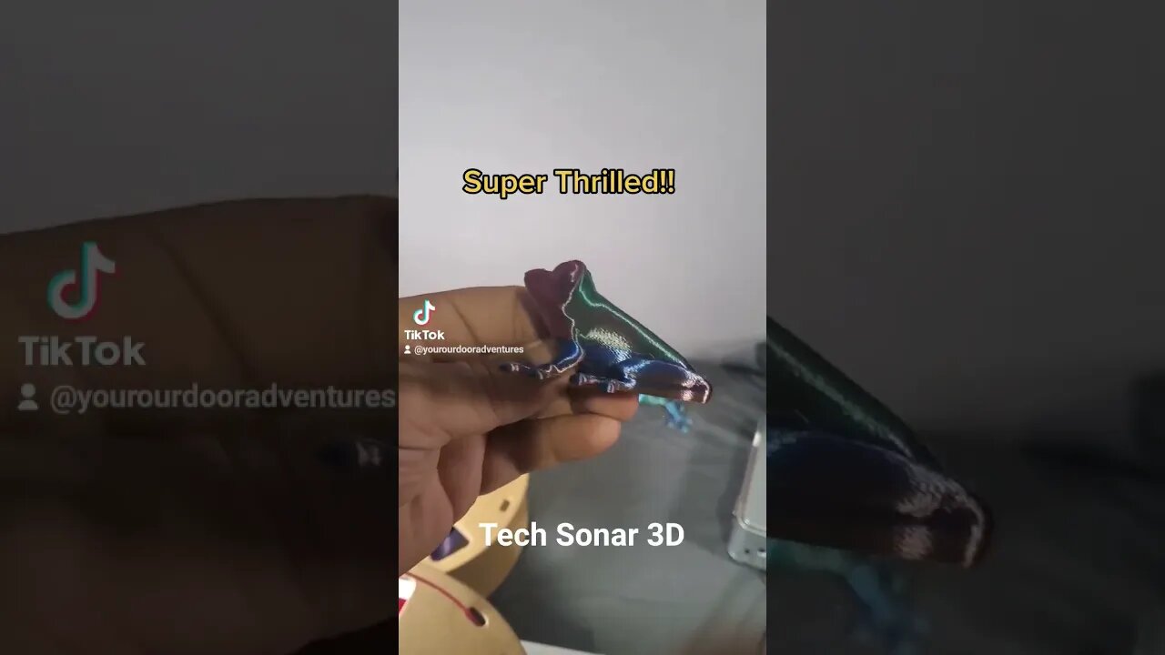 Wicked 3d print from the color transition! #3d #3dprinting #frog #animal #creality #techsonar