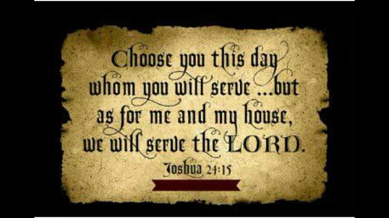 Prophetic Word - Choose Who You Will Serve