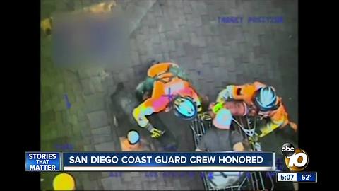 San Diego Coast Guard Crew honored