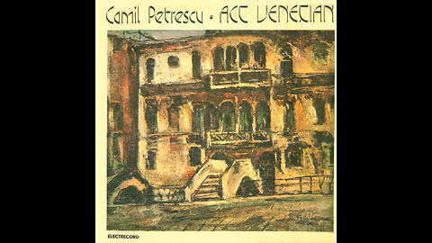 "Act venetian" de Camil Petrescu adaptare de Eugenia Tundrea si Magdalena Boiangiu