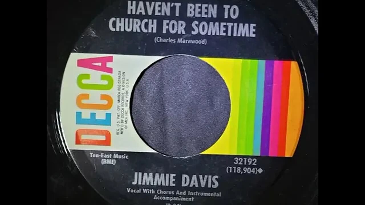 Jimmie Davis - Haven't Been to Church For Sometime