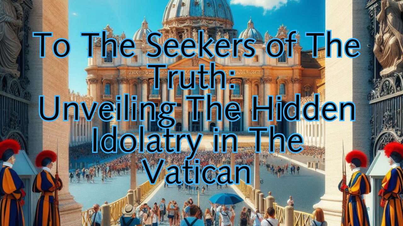 To The Seekers of The Truth: Unveiling The Hidden Idolatry in The Vatican