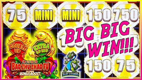 EPIC SHORT HUGE WIN!!! Bao Zhu Zhao Fu Slot DOUBLE UP AWESOMENESS!