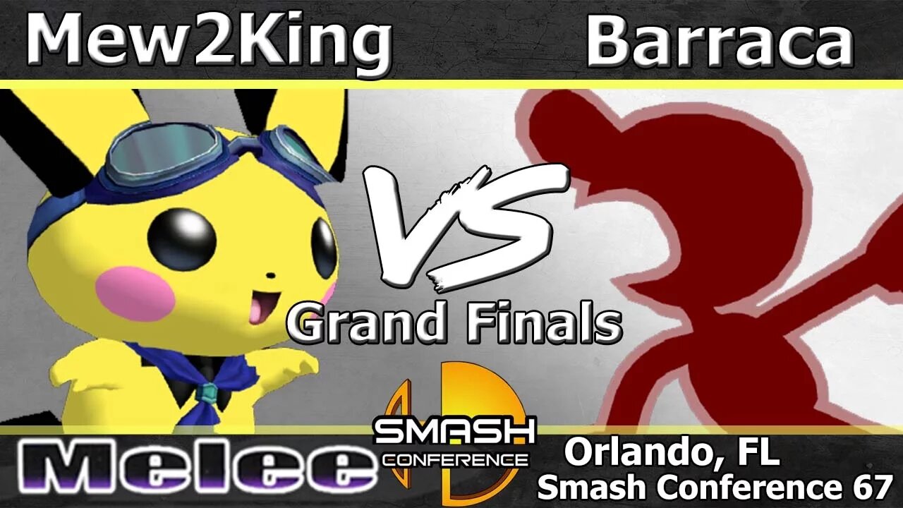 FOX MVG|Mew2King (Pichu & Marth) vs. Barraca (Marth & G&W) - Melee Grand Finals - SC:67