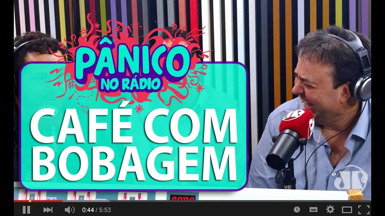 Café com Bobagem e a história da latinha de bala Valda cheia de cocô | Pânico