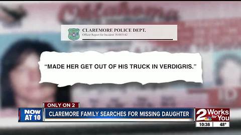 Claremore family anxiously waiting as the search for their daughter reaches a week