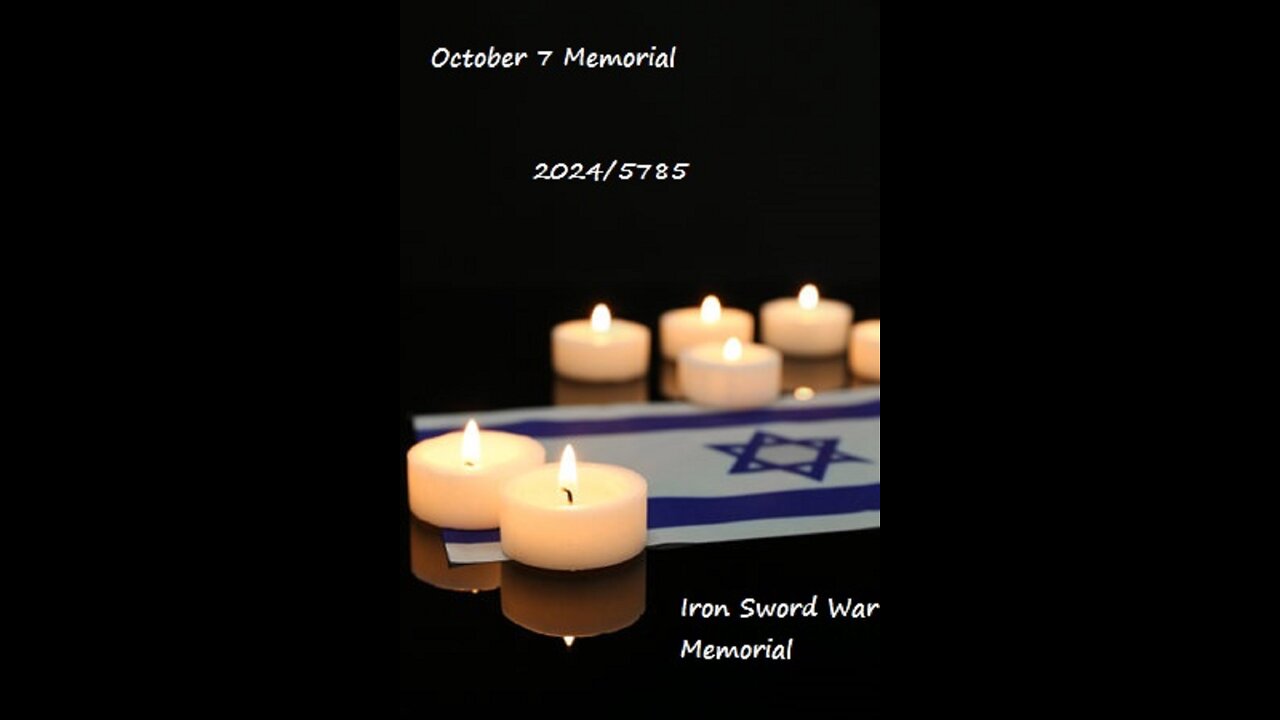 October 7 Memorial - Iron Sword War Memorial Day