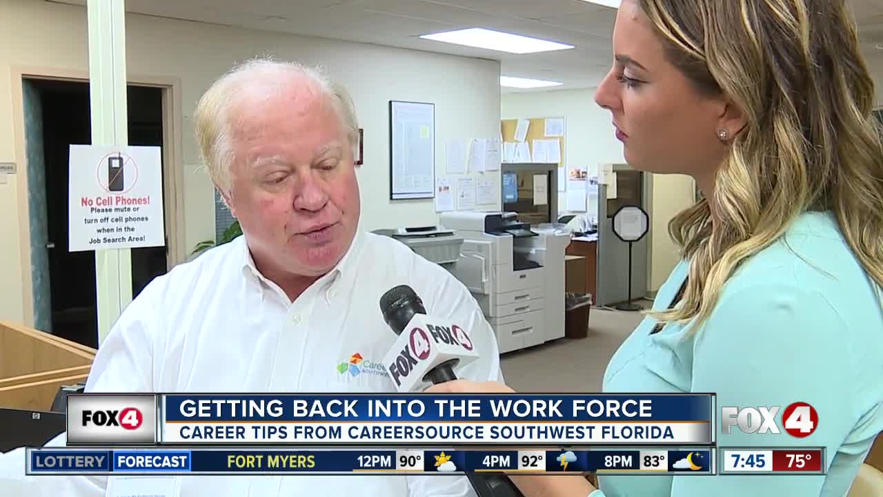How to get back into the work force