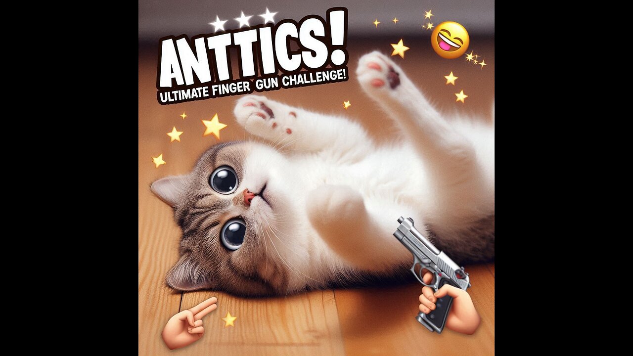 😺 Cat Antics: The Ultimate Finger Gun Challenge! 🔫