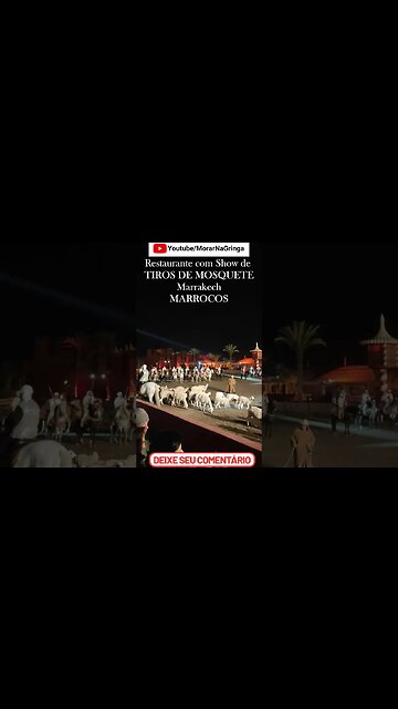 Restaurante muito loko com show de tiros de mosquetes