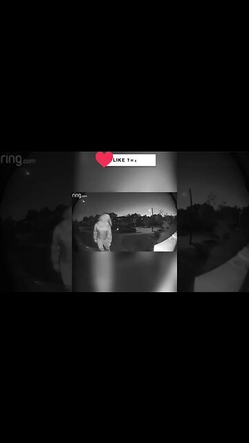 scariest things caught on ring doorbell camera 😱 #Shorts