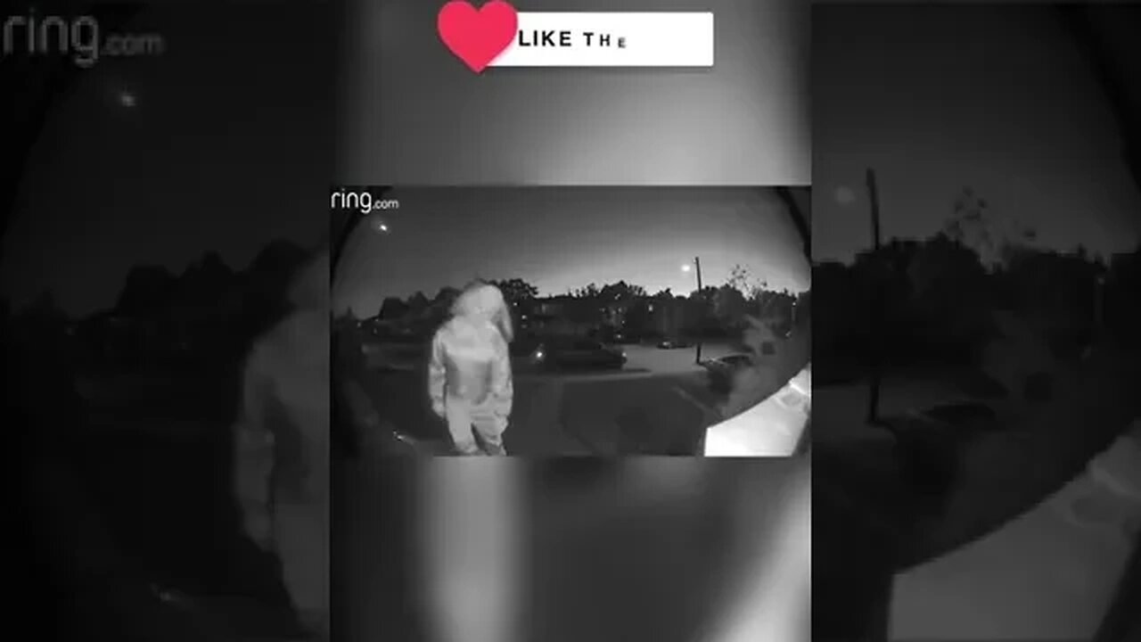 scariest things caught on ring doorbell camera 😱 #Shorts