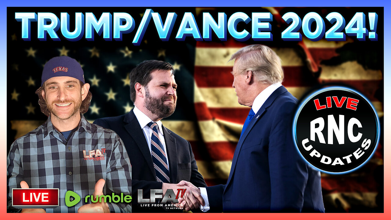 TRUMP TAPS JD VANCE FOR VP! | UNGOVERNED 7.16.24 10am EST