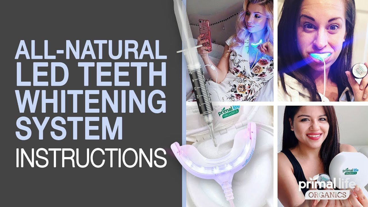 How to whiten your teeth using LED Teeth Whitening System