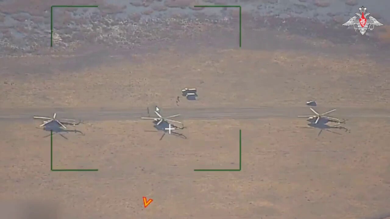 Destruction of AFU choppers