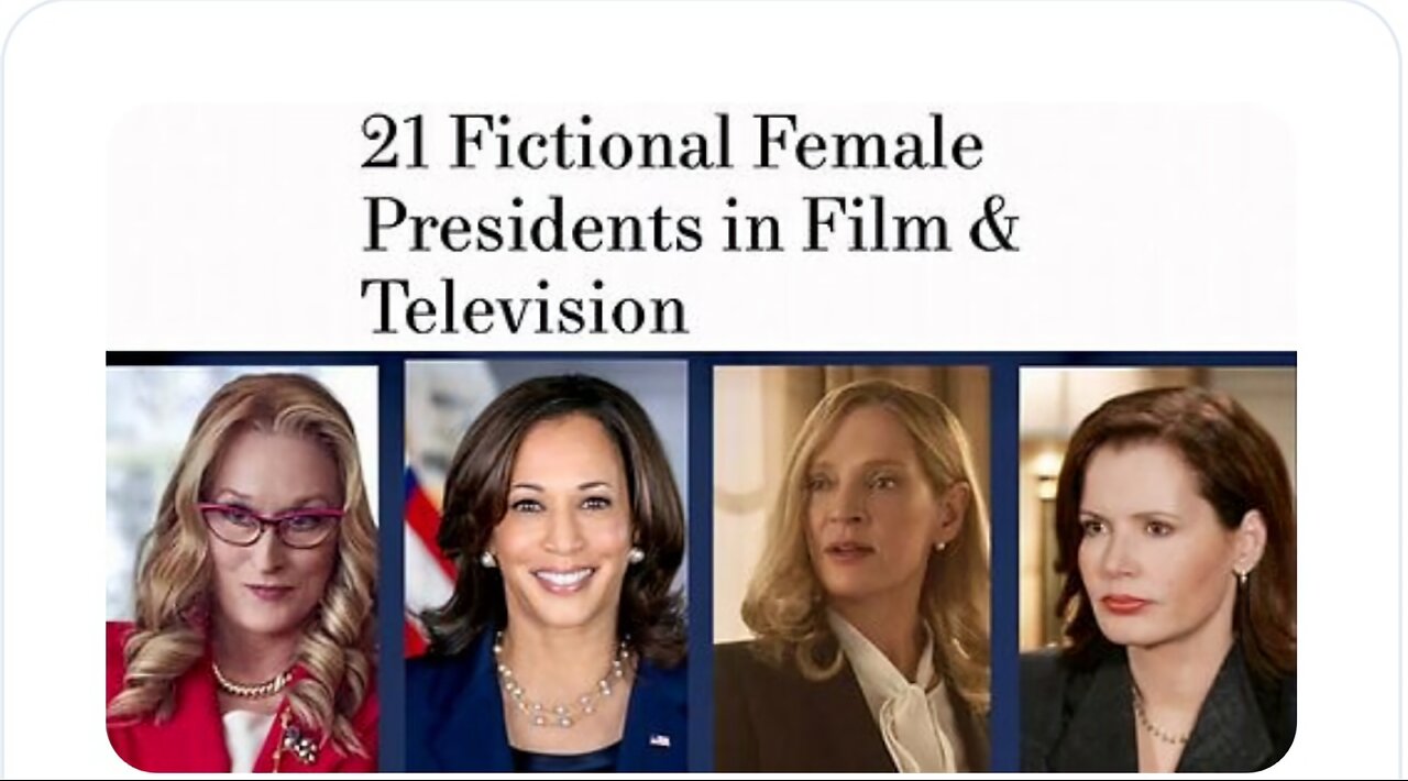 Fictional Perverse LGBTQIA+ Pedophile 'Female' Presidents on TV!