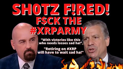 F$CK The XRP Community SAD HA! "Retiring on #XRP will have to wait sad ha!" - Charles Gasparino