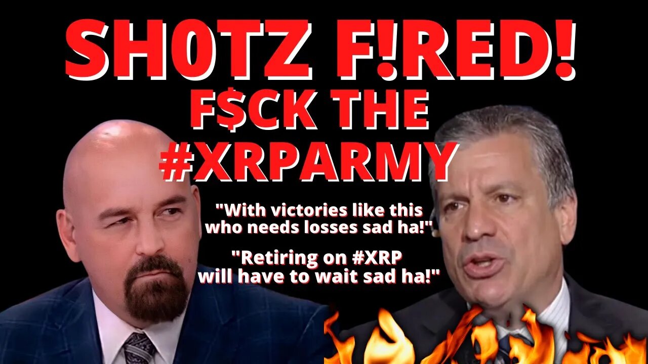 F$CK The XRP Community SAD HA! "Retiring on #XRP will have to wait sad ha!" - Charles Gasparino