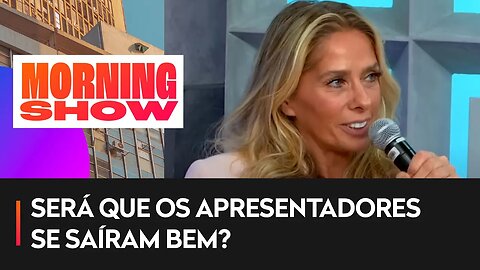 Adriane Galisteu coloca apresentadores do Morning para sambar