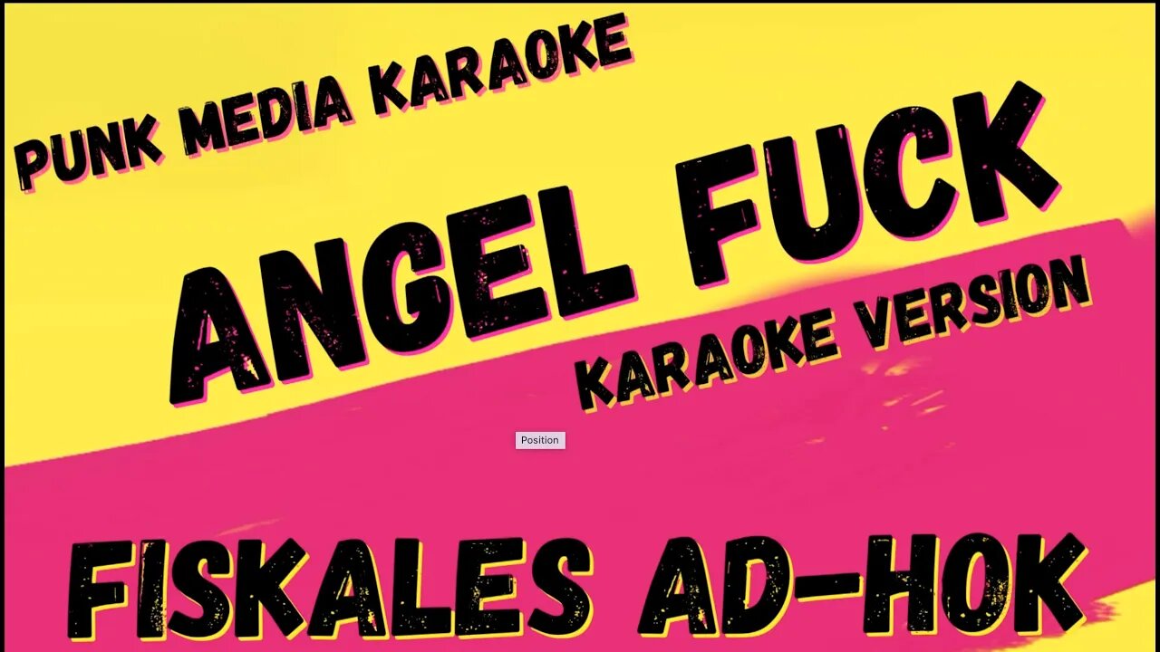 FISKALES AD-HOK ✴ ANGEL FUCK ✴ KARAOKE INSTRUMENTAL ✴ PMK