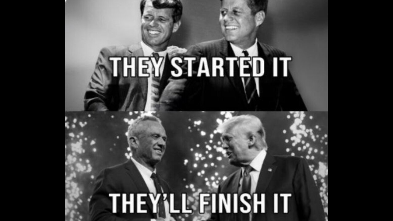 JFK RFK RFKjr TRUMP - finish the job they started