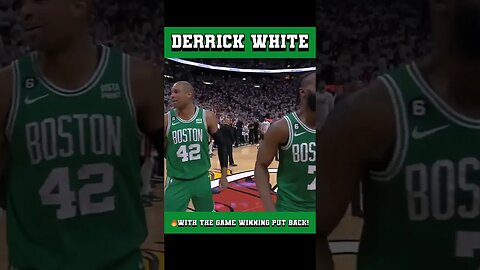 👀👀Derrick White Delivers: Game Winning Layup Pushes Series to Game 7!👀👀