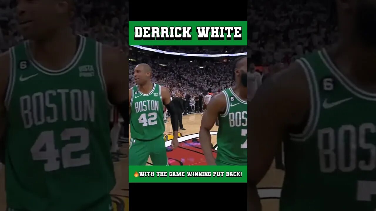 👀👀Derrick White Delivers: Game Winning Layup Pushes Series to Game 7!👀👀