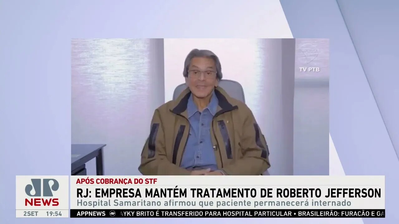 Após cobrança do STF, empresa volta atrás e mantém tratamento de Roberto Jefferson