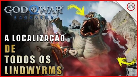God of war Ragnarok, A localização de todos os Lindwyrms | Super dica
