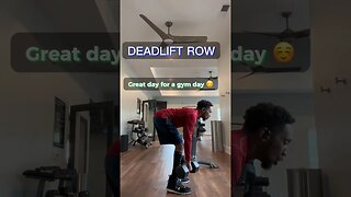 Fit Trader Movement of the day: Saturday Gym Workout Deadlift Dumbbell Row