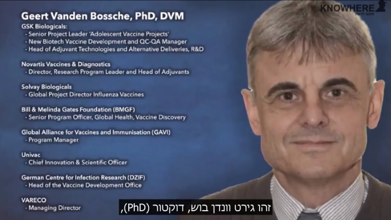 Geert Vanden Bossche, Phd, DVM - Vaccine Expert 3/2021