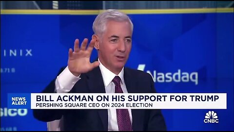 ⚡ Bill Ackman on why he is supporting Trump 🎯