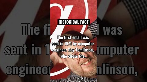 The first email was sent in 1971 by computer engineer Ray Tomlinson, who chose the @ symbol