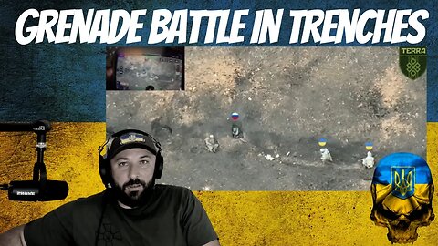 Ukraine War Footage: Grenade Battle In Trenches Soldiers and Drones
