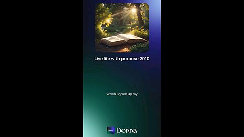 Live life with purpose 2010