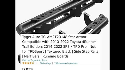 Tyger Auto Running Boards