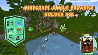 Minecraft : Jungle Paradise Golden Age - Ep705 : A New House in Town