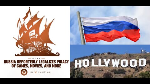 HOLLYWOOD'S Boycott of RUSSIA Leads to LEGALIZED PIRACY & MSNBC Defending HITLER